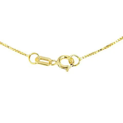 0.57 Carat 14K Solid Yellow Gold Cross Necklace Natural Diamonds Garnet