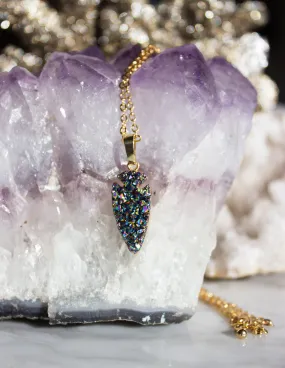 AGATE QUARTZ DRUZY- BLACK