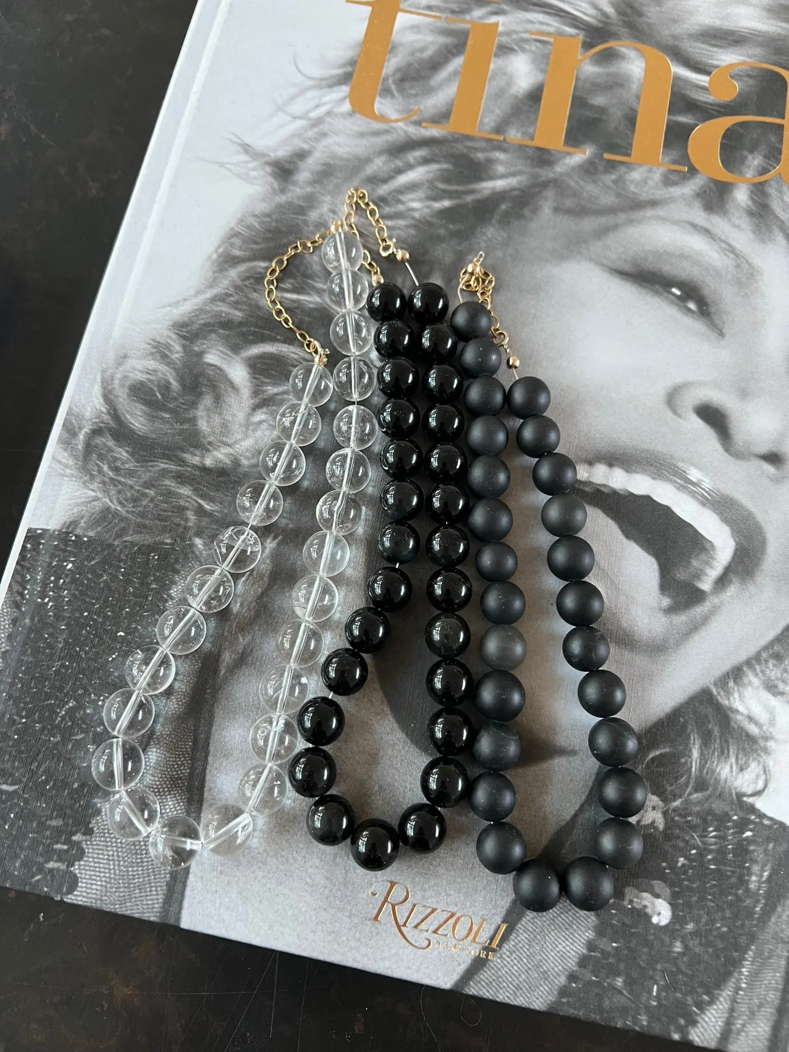 ALTER EGO POWER BEADS NECKLACE CLEAR QUARTZ
