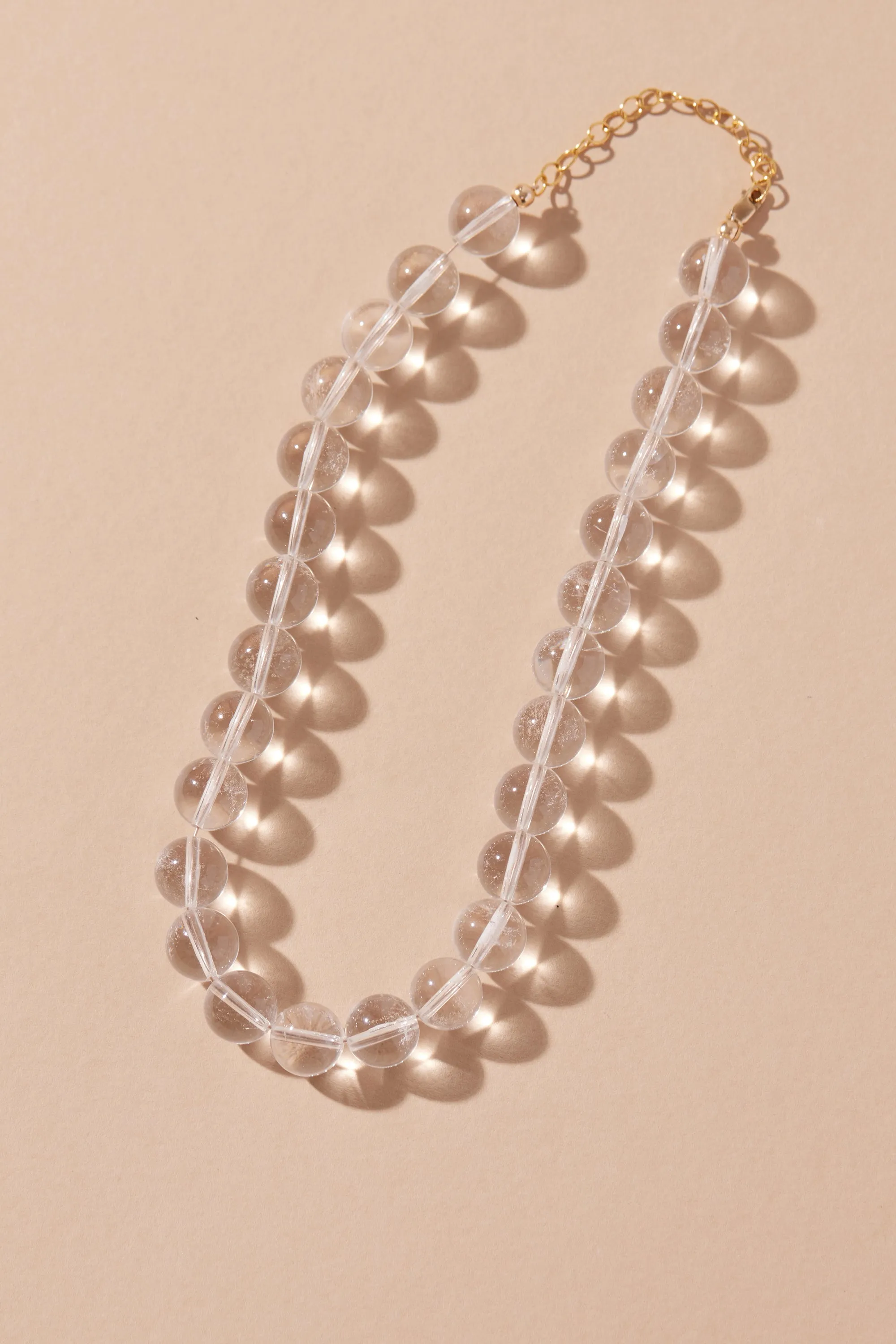 ALTER EGO POWER BEADS NECKLACE CLEAR QUARTZ