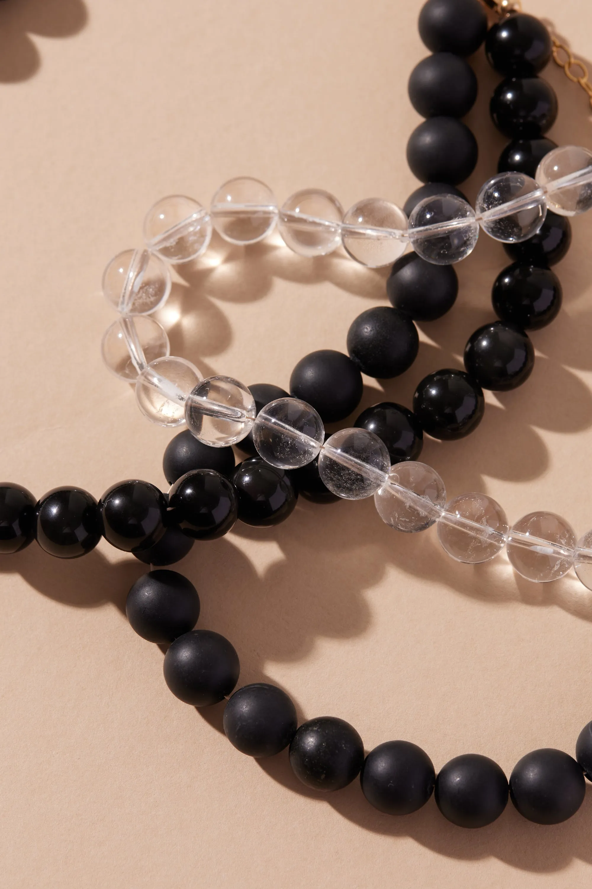 ALTER EGO POWER BEADS NECKLACE CLEAR QUARTZ