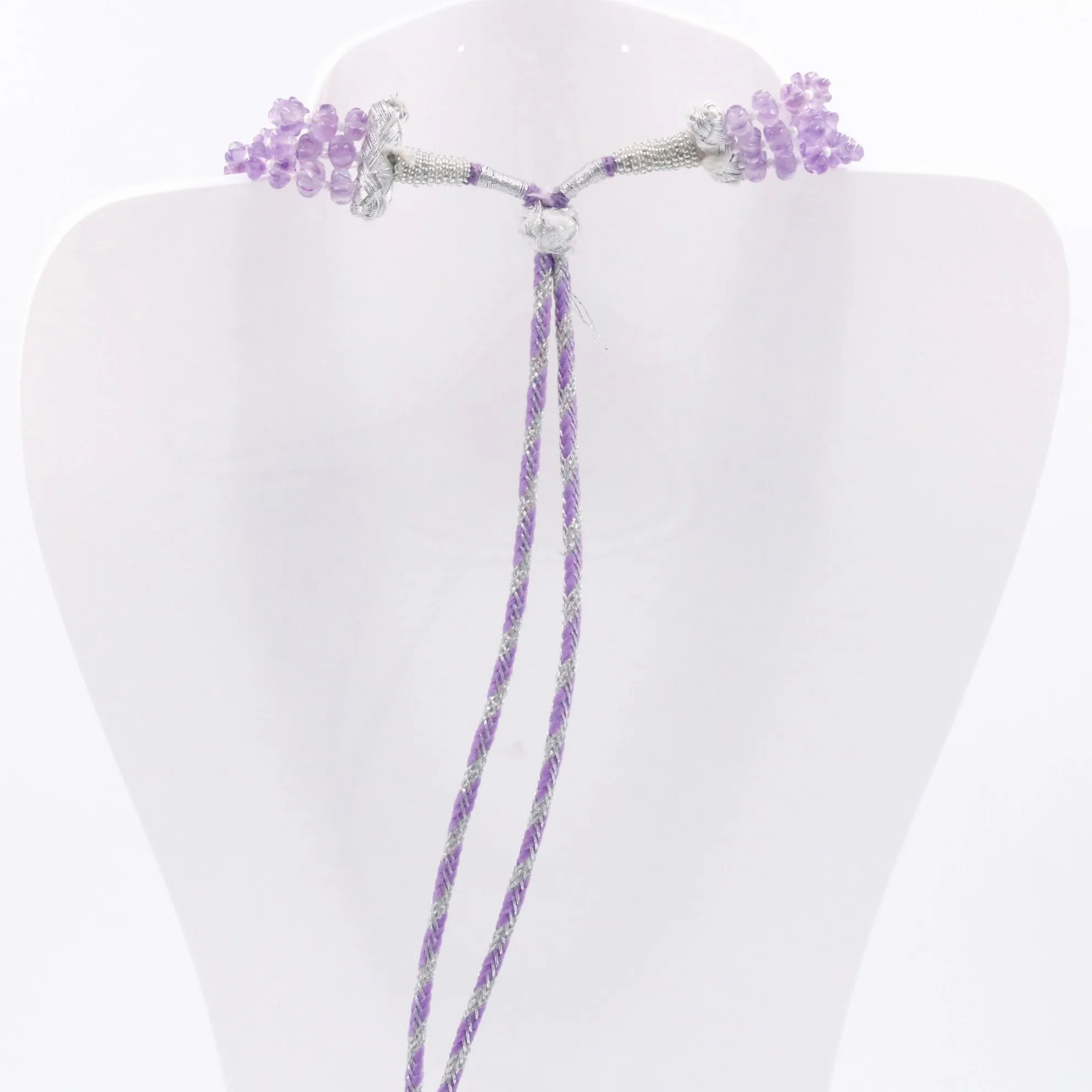 Amethyst Pumpkin Necklace Amethyst Necklace Quartz Necklace Layered Necklace Gemstone Necklace Beaded Necklace SKU 6143317