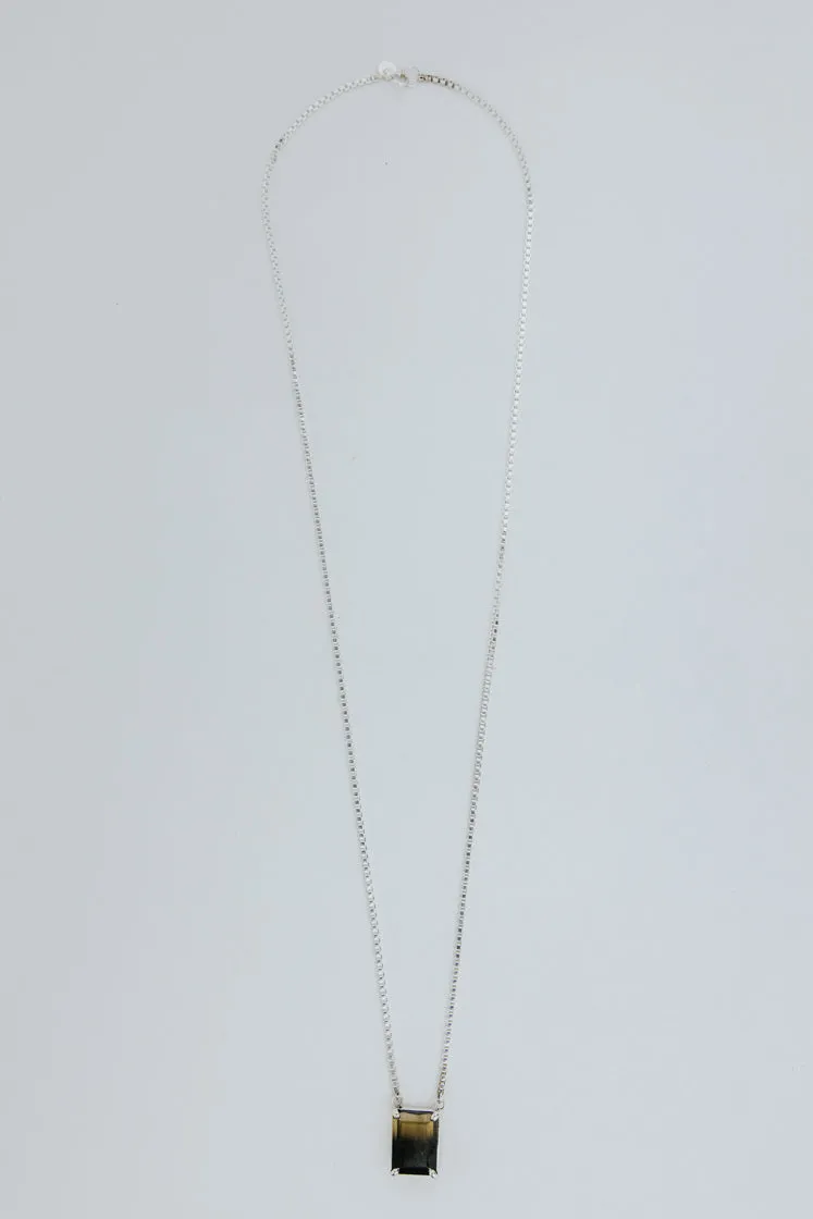Bi-Color Smoky Quartz Necklace
