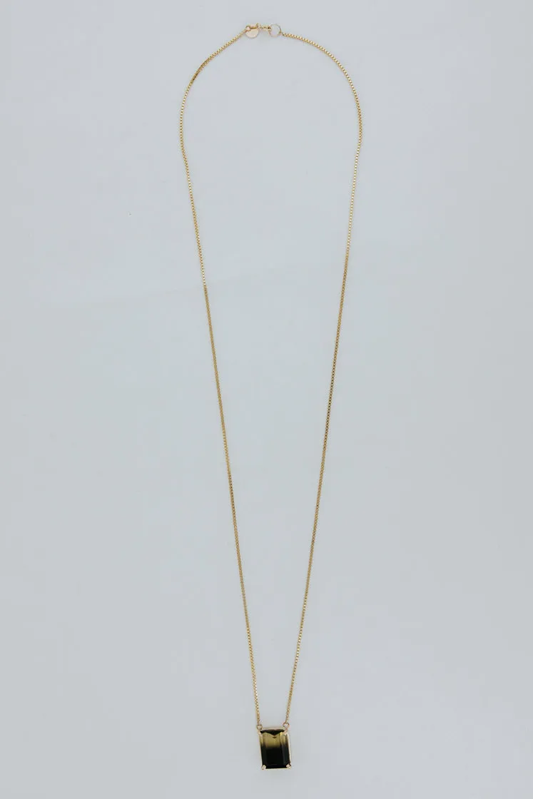 Bi-Color Smoky Quartz Necklace