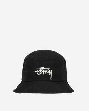Big Stock Bucket Hat Black