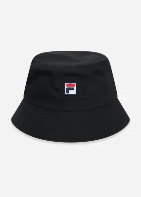 Bizerte fitted bucket hat - black