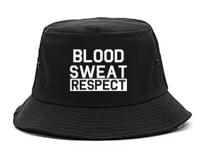 Blood Sweat Respect Gym Workout Mens Bucket Hat