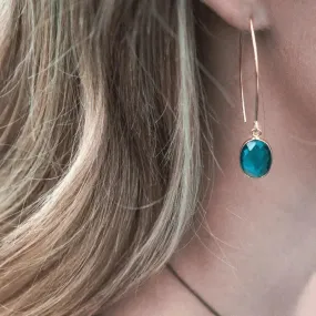 Capri Hydro Quartz Earrings - Ocean Jewlery