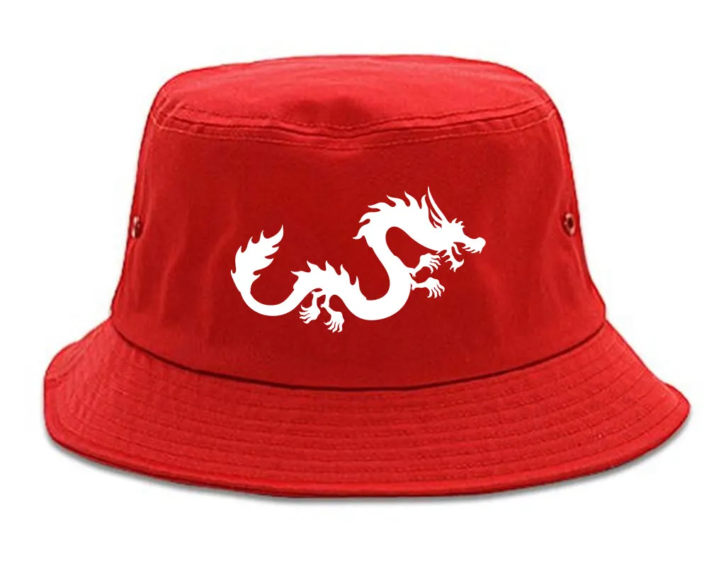 Chinese Dragon Mens Bucket Hat