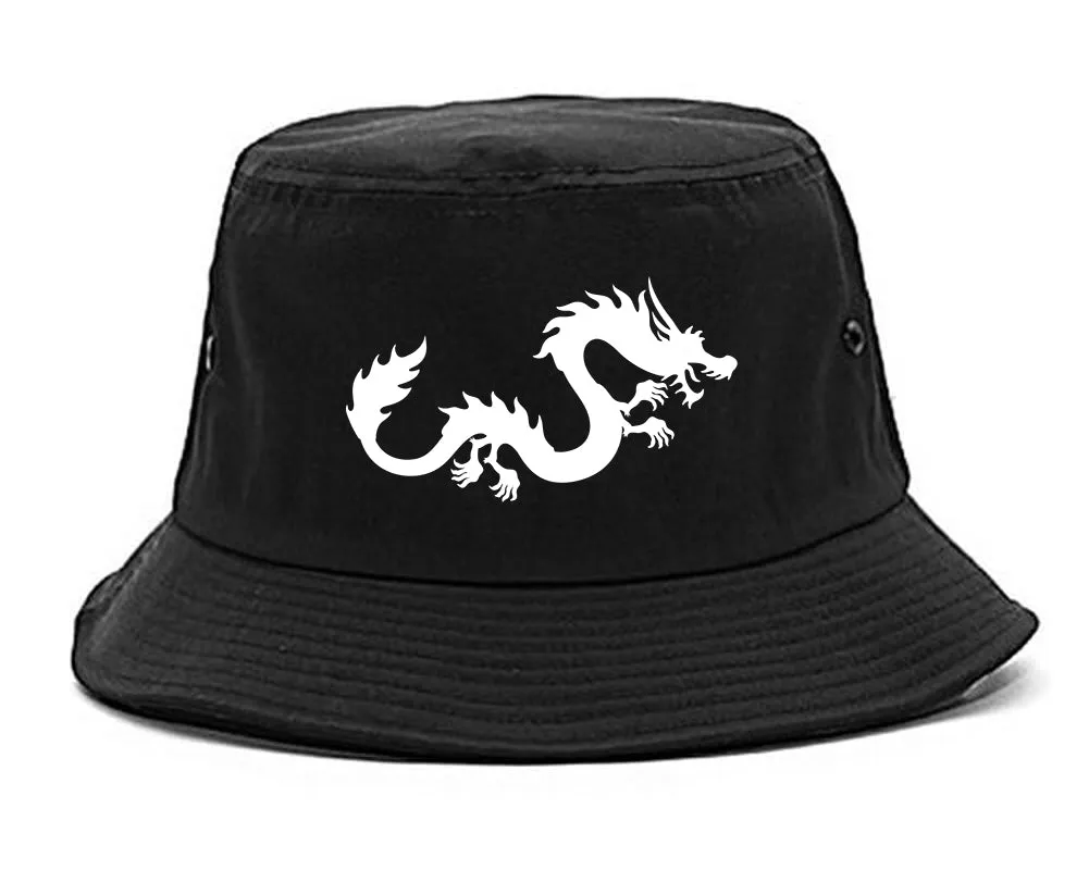 Chinese Dragon Mens Bucket Hat