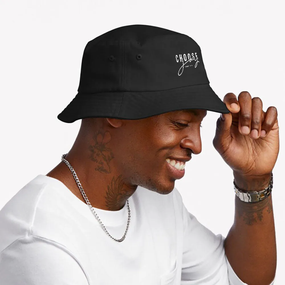Choose Joy Faith-Based Christian Shirt Women Romans 15_13 Bucket Hat