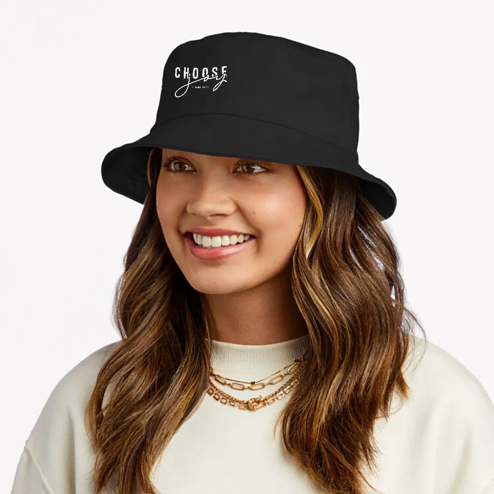 Choose Joy Faith-Based Christian Shirt Women Romans 15_13 Bucket Hat
