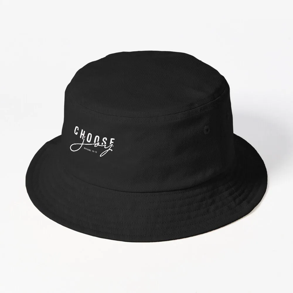 Choose Joy Faith-Based Christian Shirt Women Romans 15_13 Bucket Hat