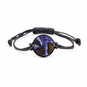 Circle Wood Resin Bracelet - Precious (Mosaic, 573681)