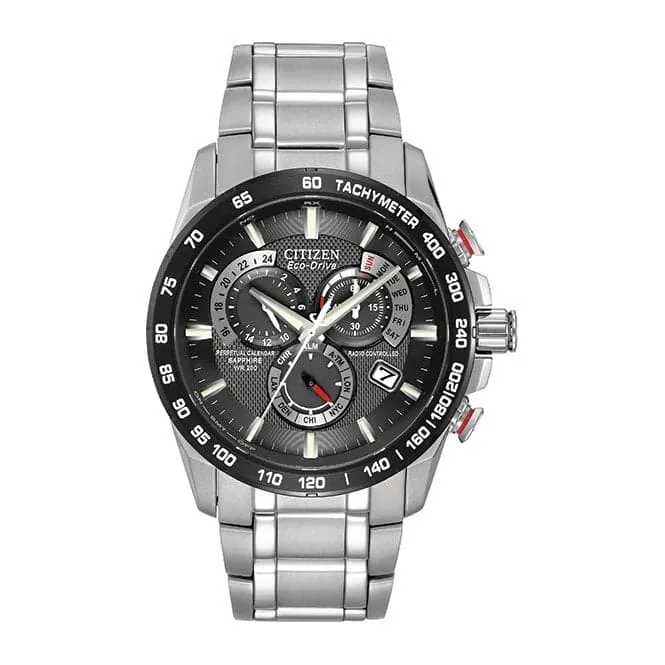 Citizen Men's Eco-Drive Perpetual Chrono A.T Bracelet Watch AT4008-51E