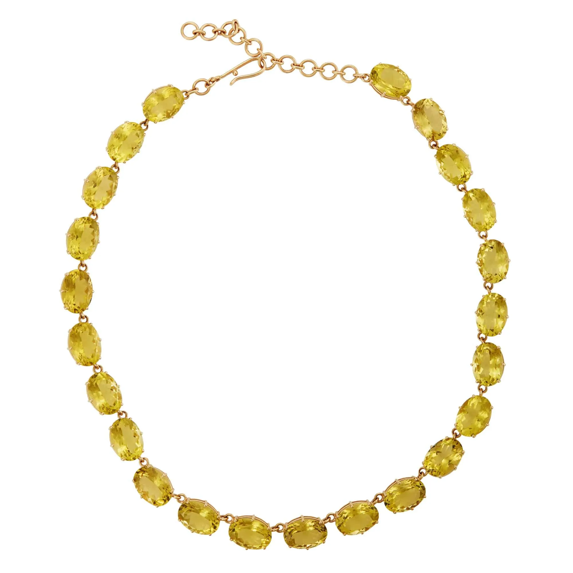Crown Necklace Lemon Quartz