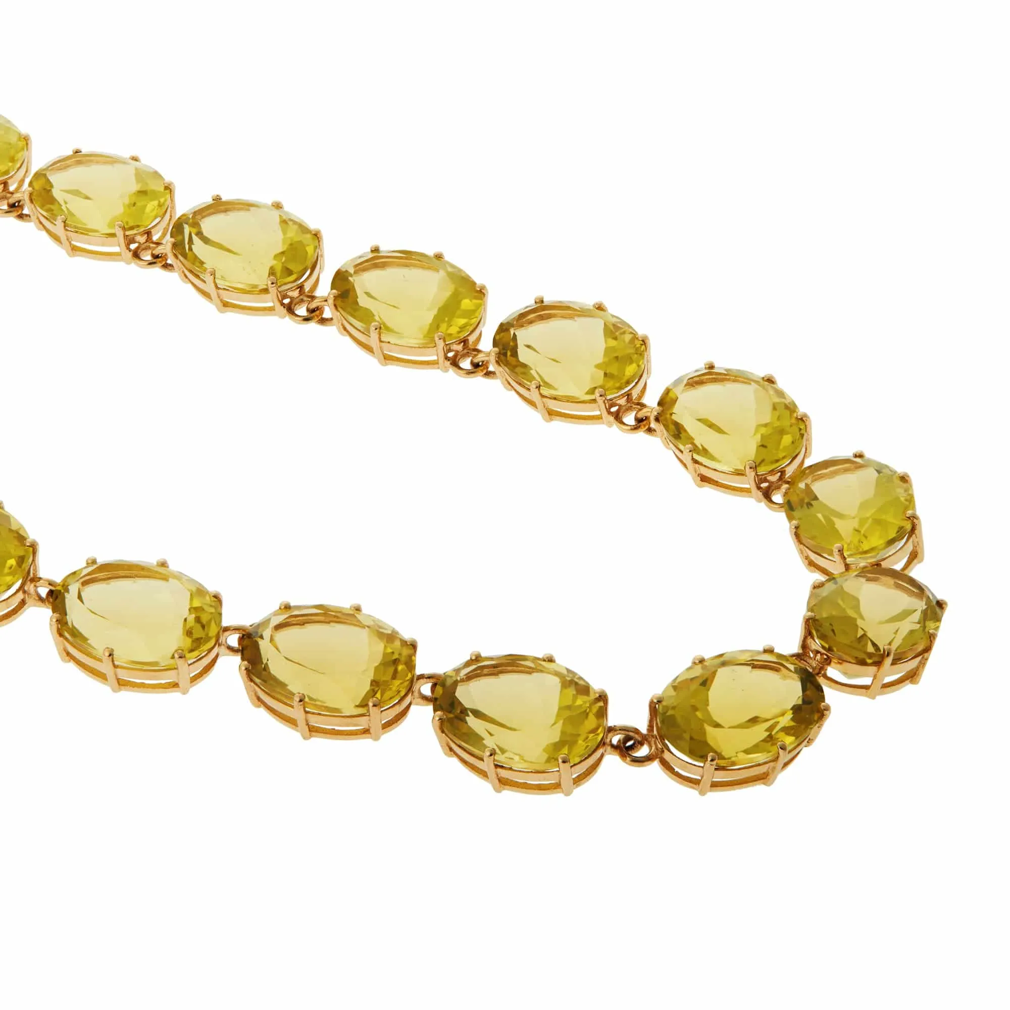 Crown Necklace Lemon Quartz