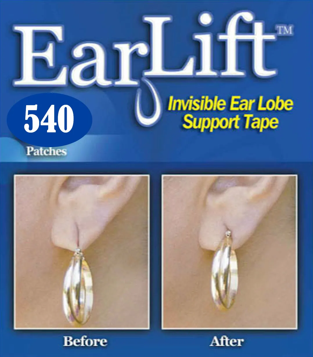 Earlift Earring Support Patches - 9 Pack (540 patches)