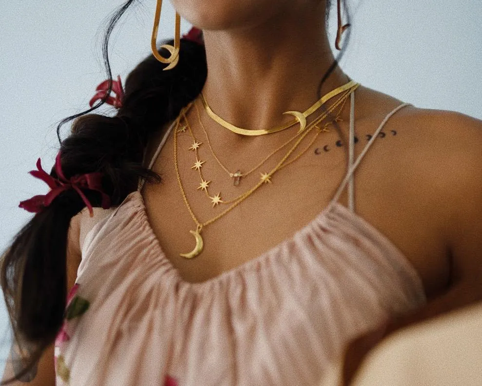 Essence Mini Pink Tourmaline Necklace