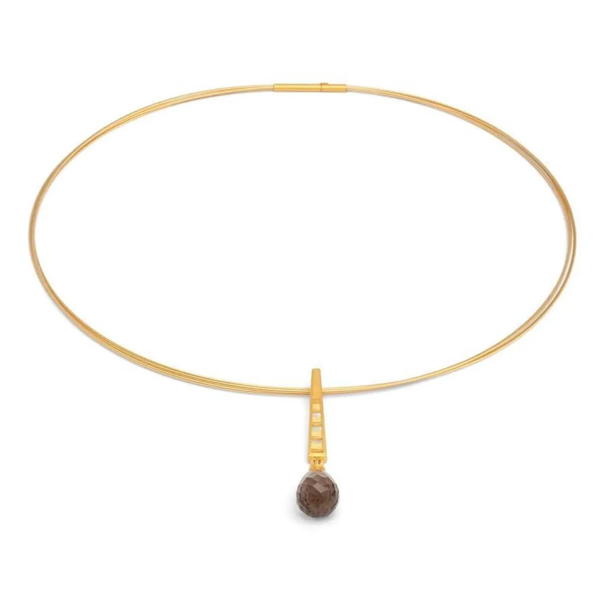Excalier Smoky Quartz Necklace - 85417486