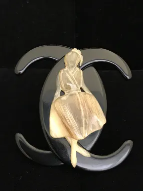 Fashion Horn Carving Magnet