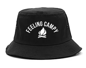 Feeling Campy Camp Fire Outdoor Mens Bucket Hat