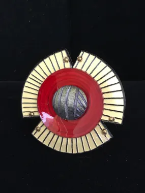 French Resin Geometric Magnet