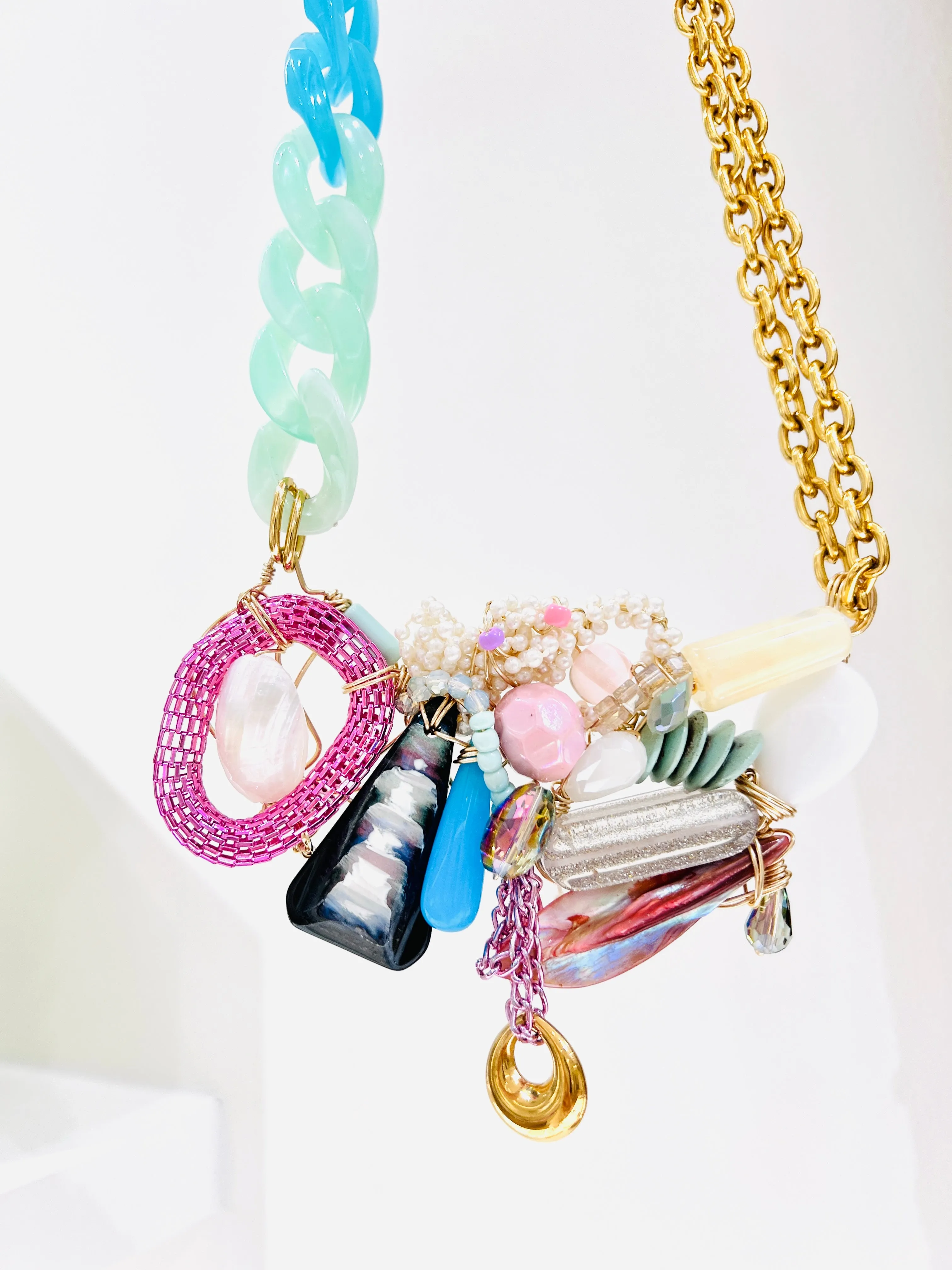 Fully Alive - Colourful Statement Necklace