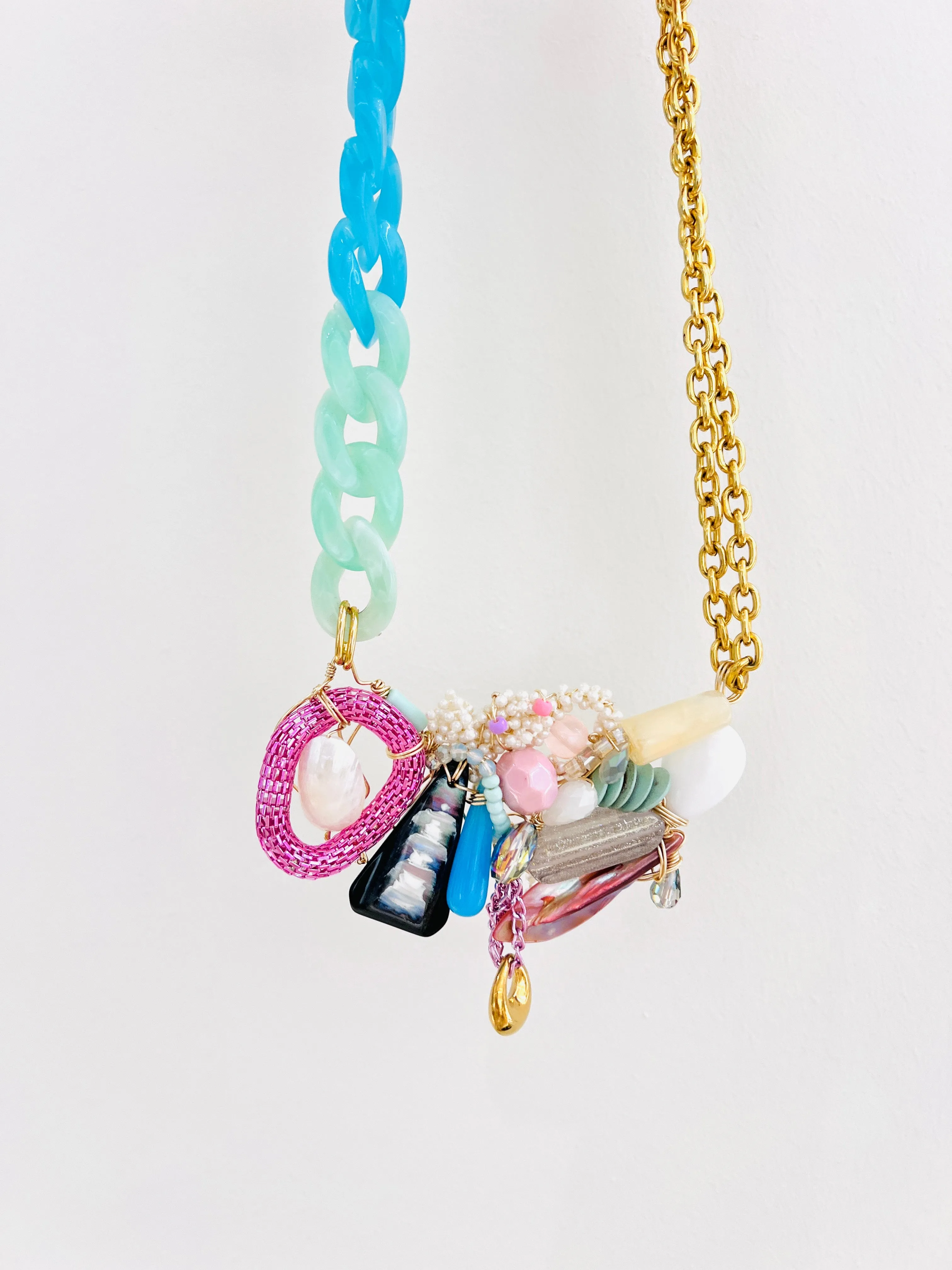 Fully Alive - Colourful Statement Necklace