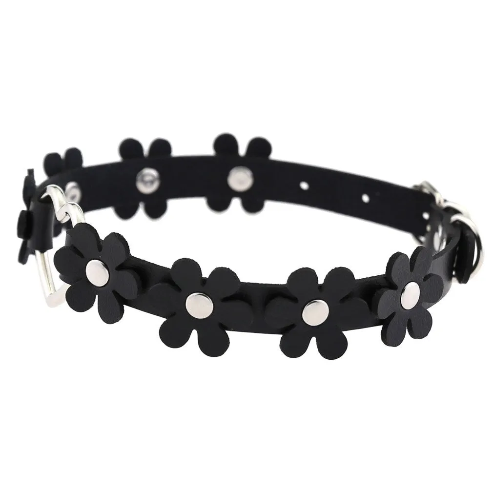 Funki Buys | Necklaces | Women's Sweet Flower Heart Choker Necklace