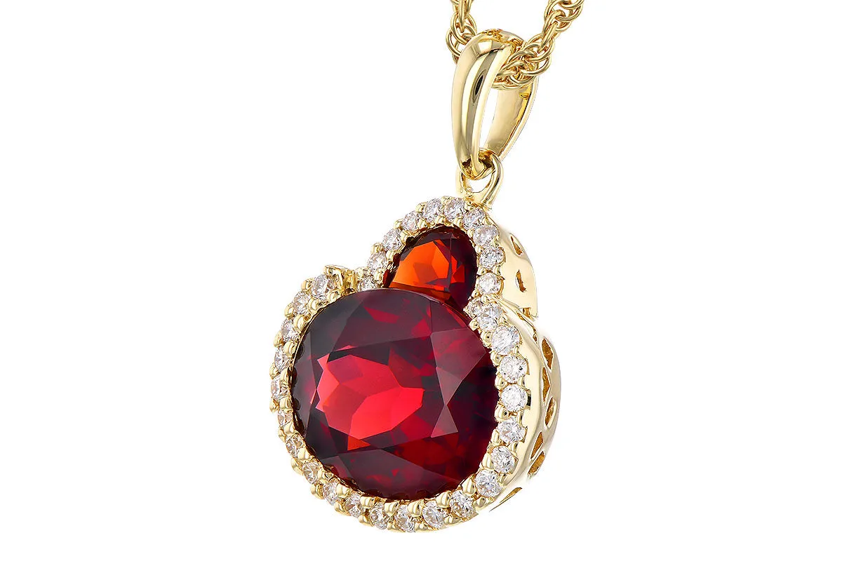 Garnet Garden Necklace