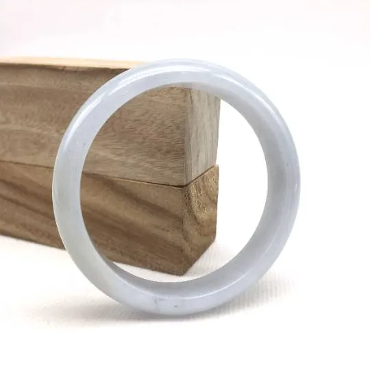 Genuine Burmese Lavender Jade Jadeite Bangle Bracelet (58.8mm)#T156