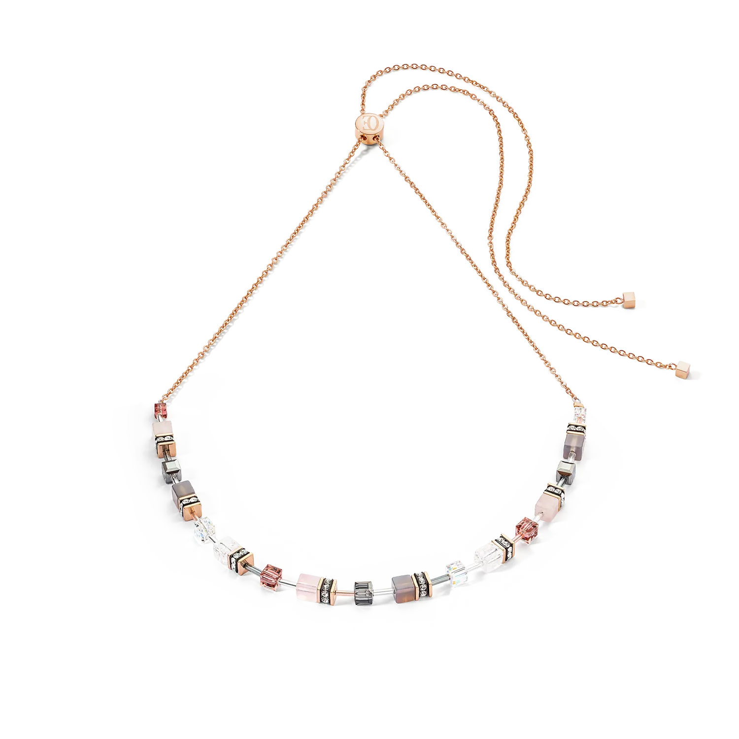 GeoCUBE® Iconic Nature Chain necklace rose