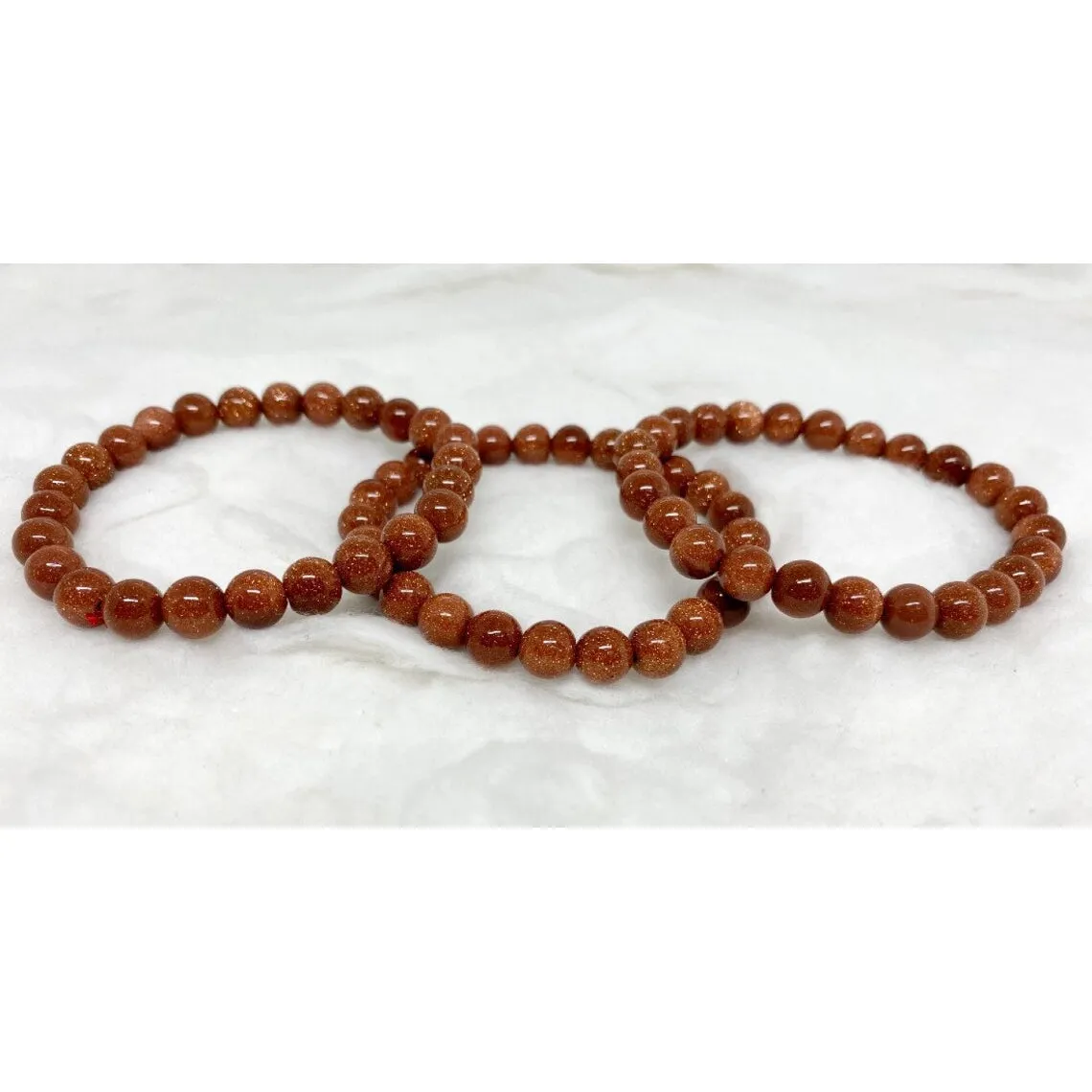 Gold Sandstone Healing Chakra Bracelet Crystal Healing Bracelet Gemstone Jewellery Beaded Stone Bracelet for Men & Women, Bead Size 10 mm