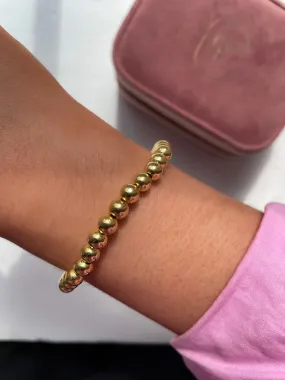 Golden Beaded Bracelet