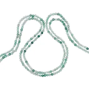 Green Strawberry Quartz 3.5mm Faceted Rounds