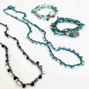 How to Crochet a necklace with beads Class