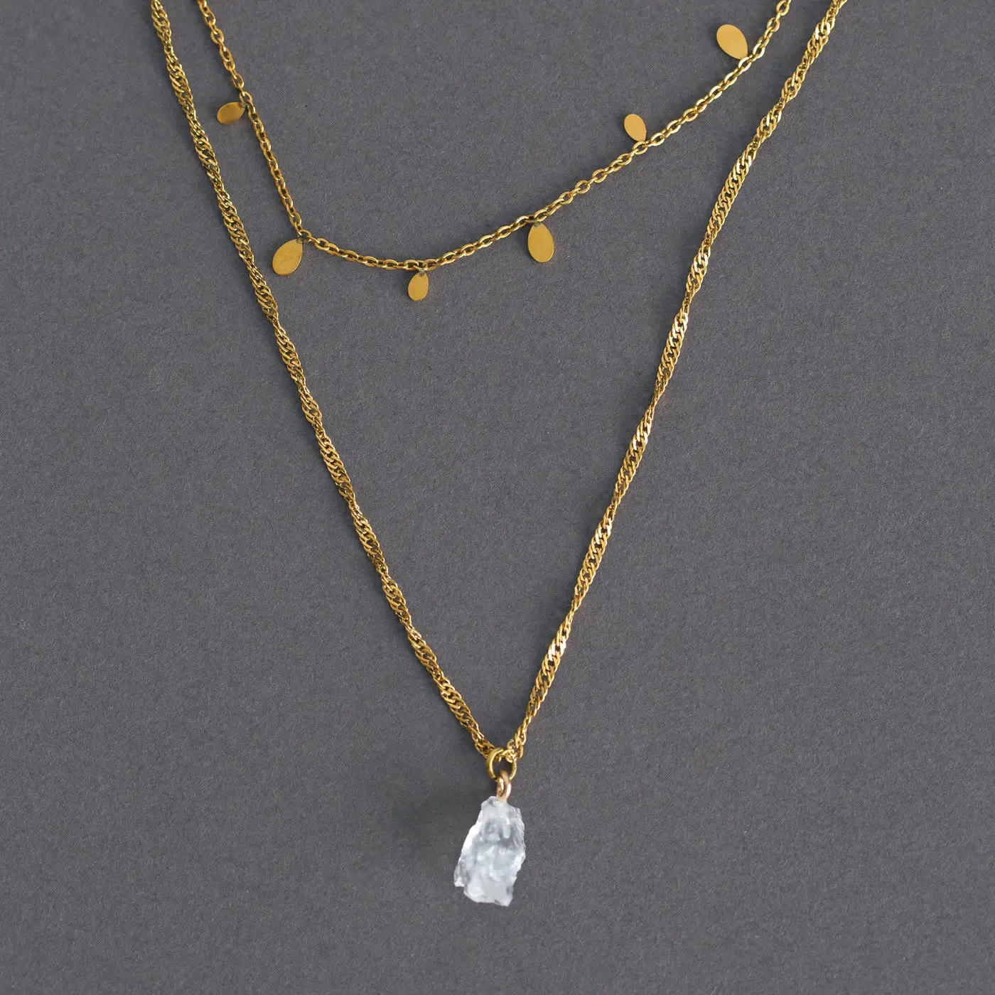 Isolde - Clear Quartz Necklace