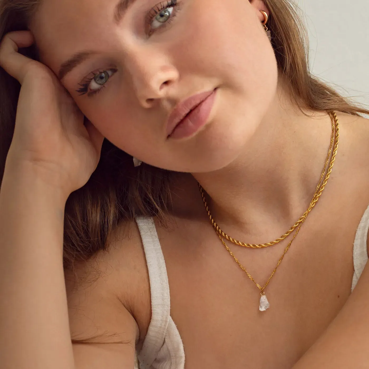 Isolde - Clear Quartz Necklace