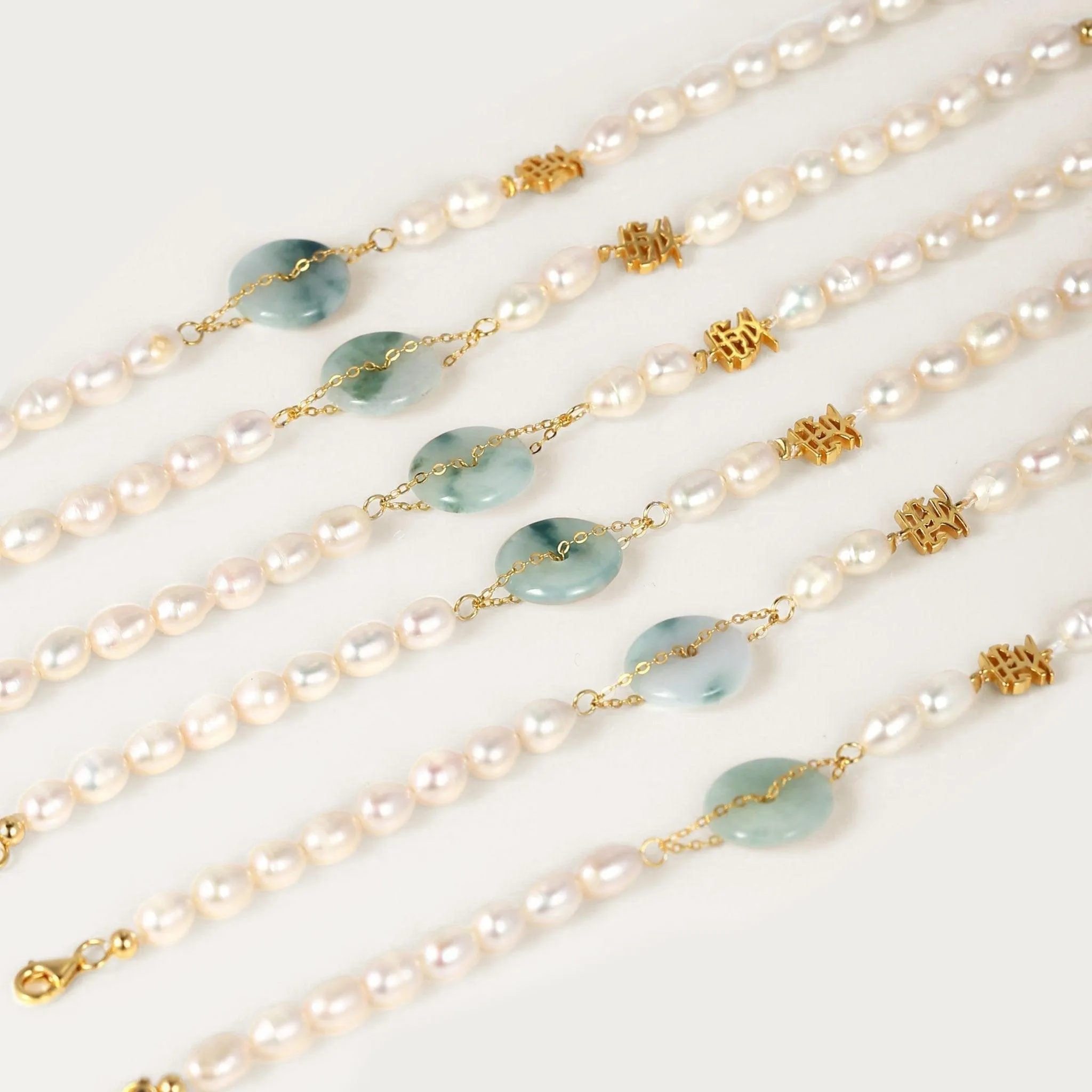 Jade Love Pearl Bracelet
