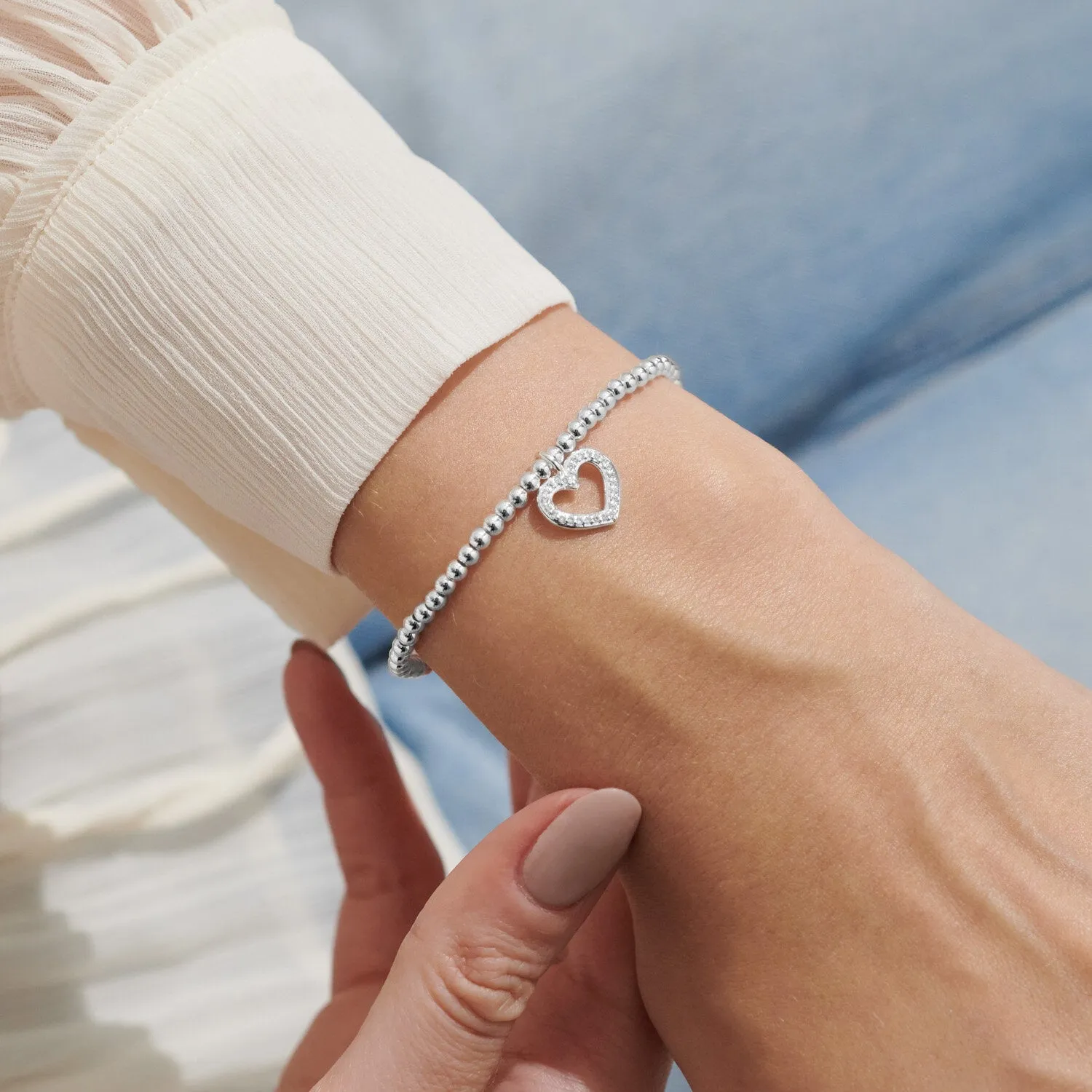 Joma Jewellery  Silver Plated A Little 'Happy Birthday Sister' Bracelet