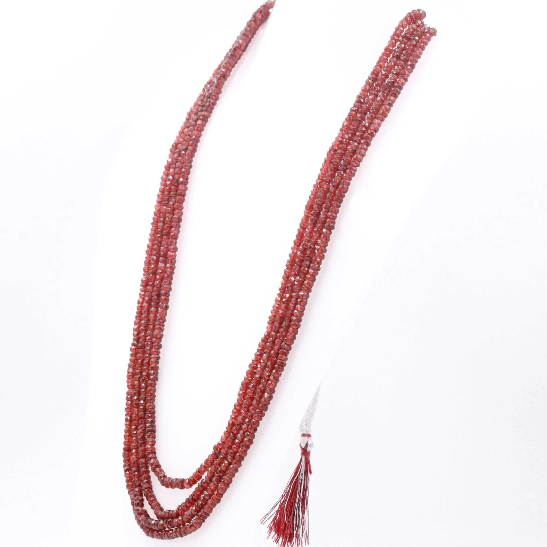 Layered Garnet Necklace Faceted Garnet Necklace Red Faceted Necklace Long Garnet Necklace Garnet Necklace SKU: 6143192