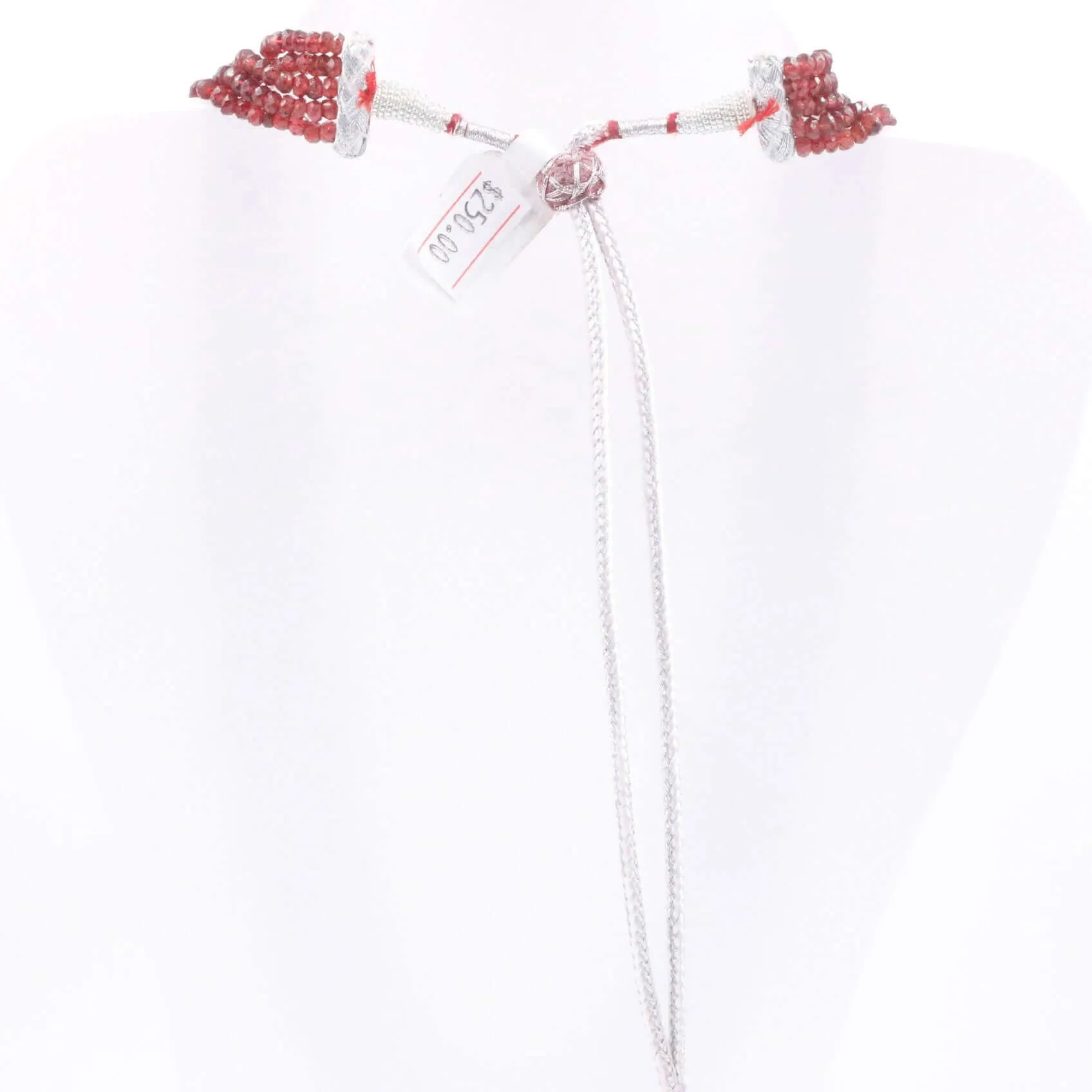 Layered Garnet Necklace Faceted Garnet Necklace Red Faceted Necklace Long Garnet Necklace Garnet Necklace SKU: 6143192