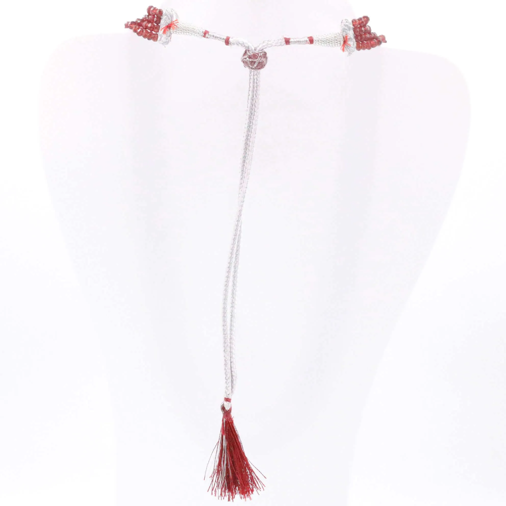 Layered Garnet Necklace Faceted Garnet Necklace Red Faceted Necklace Long Garnet Necklace Garnet Necklace SKU: 6143192