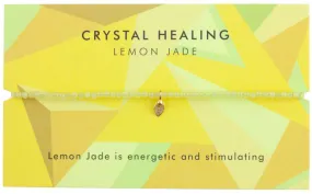 Lemon Jade Crystal Healing Bracelet