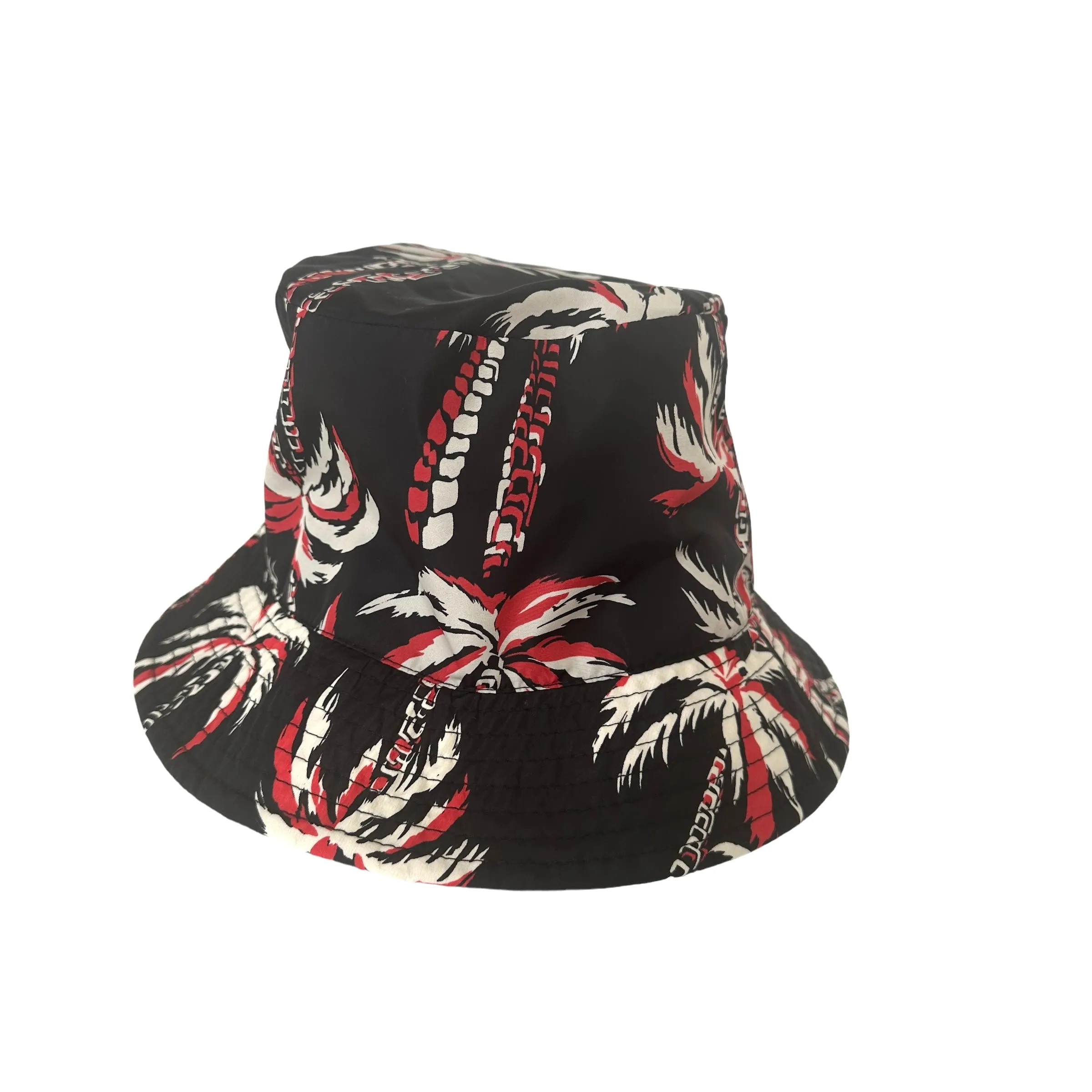Logo & Palm Tree Bucket Hat - M