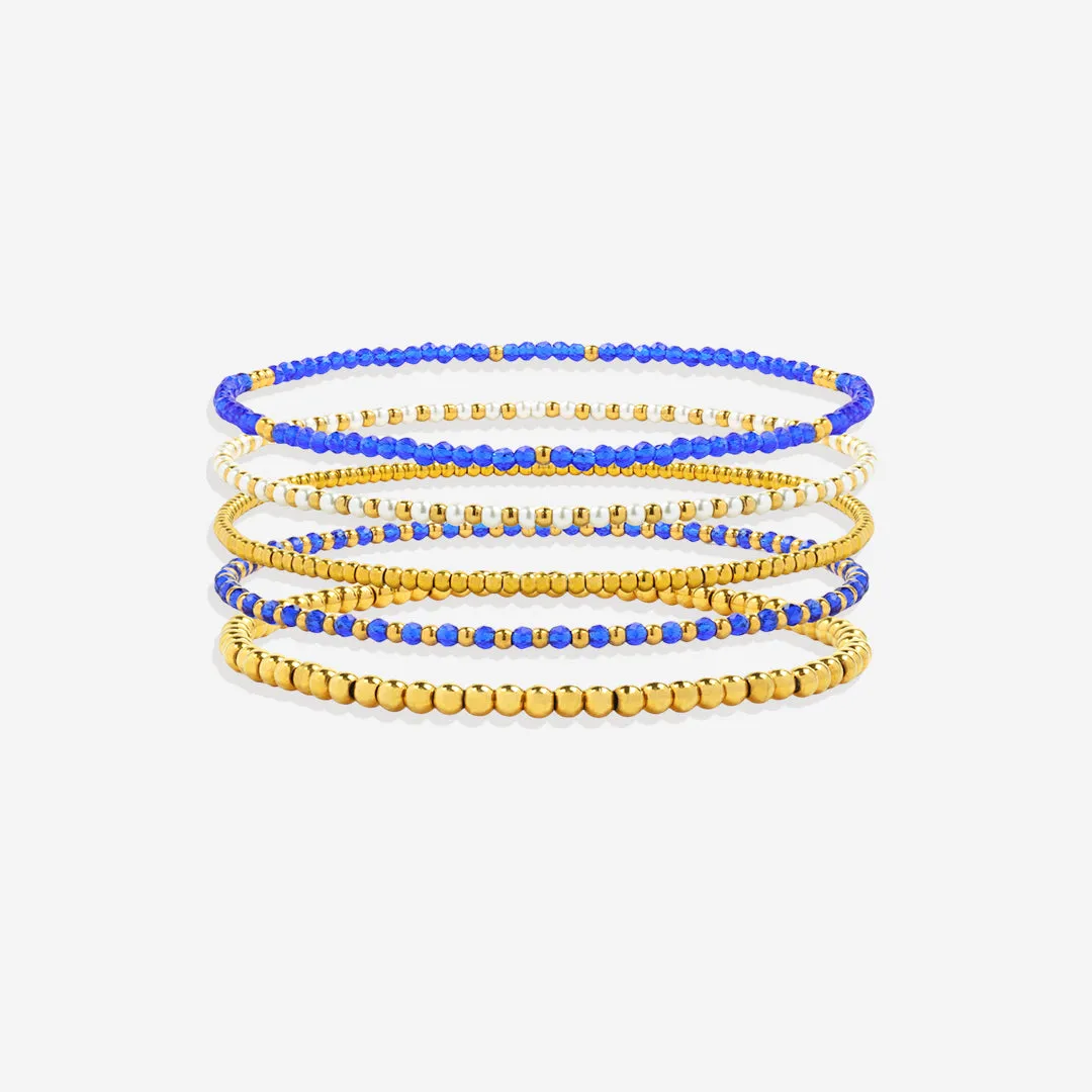 London Blue Bracelet Stacking Set
