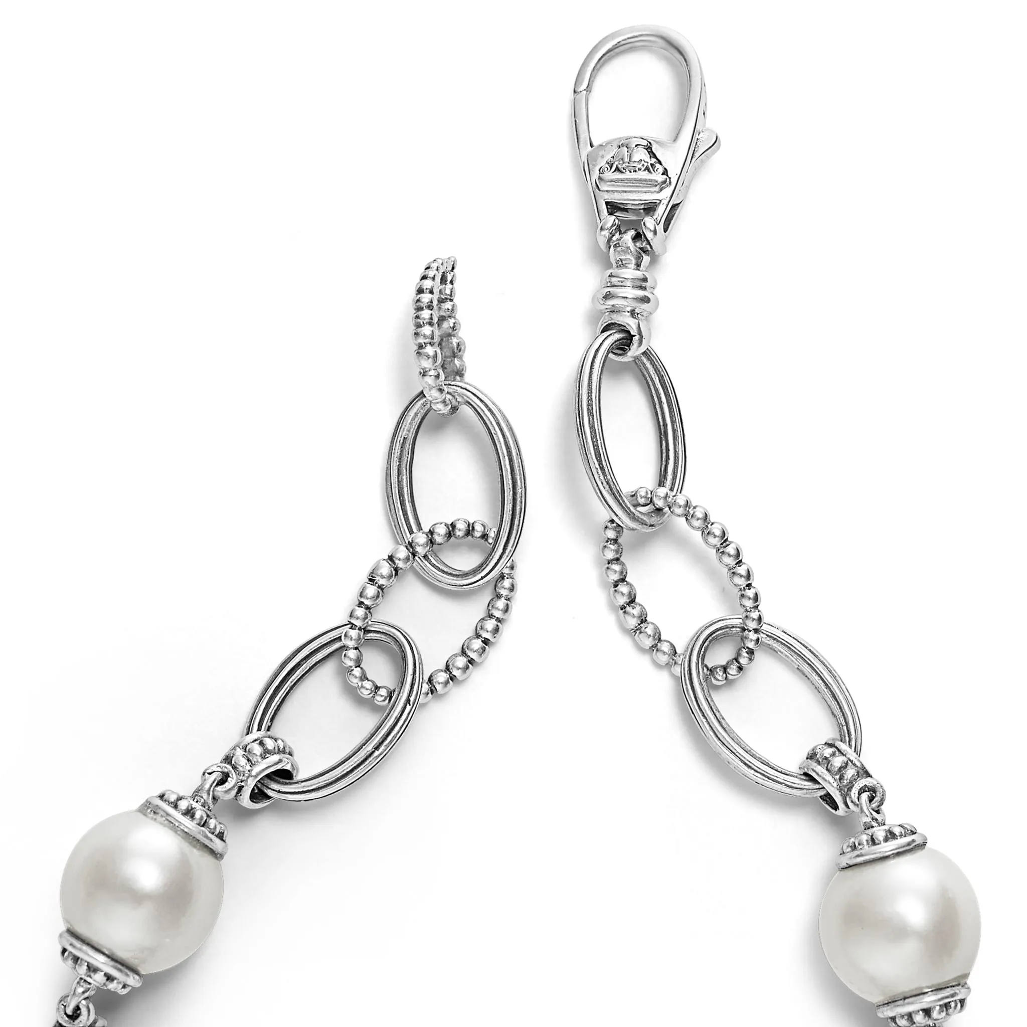 Luna Caviar Pearl Link Bracelet