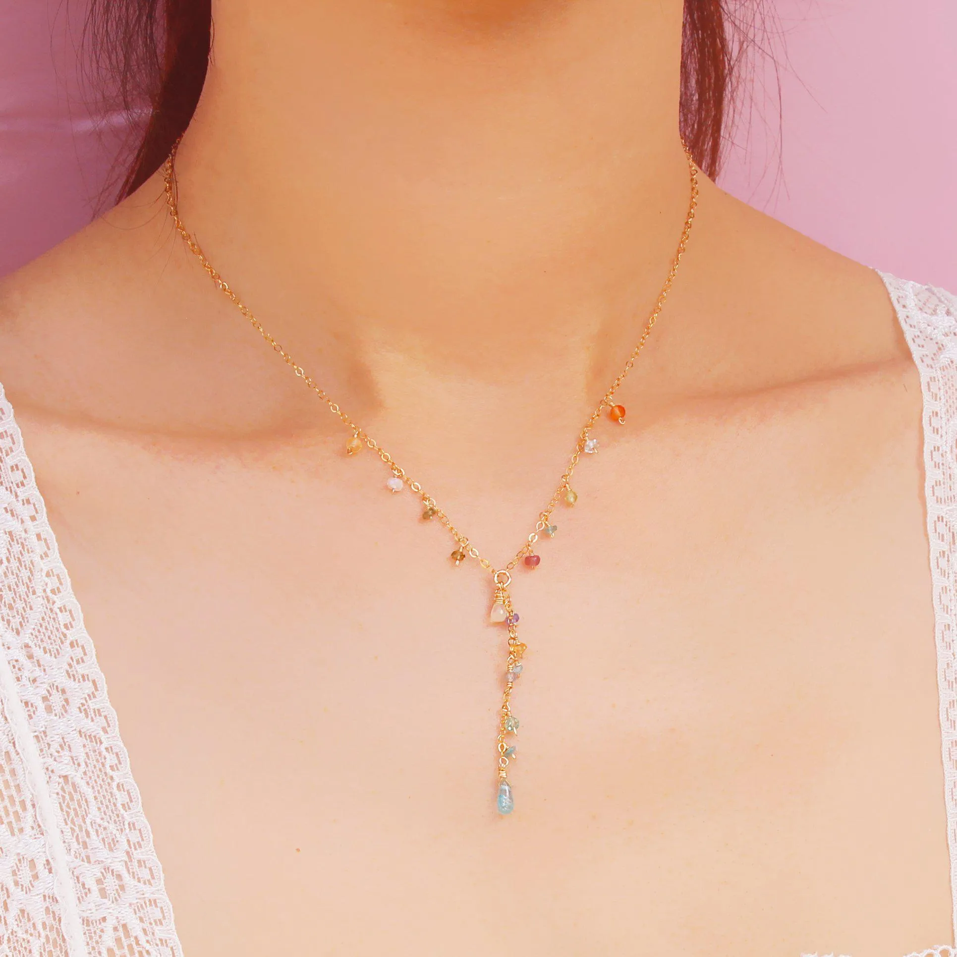 Luxe Treasure Necklace: Flower Field