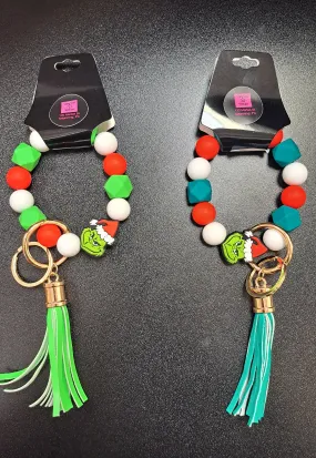 Mean One Beaded Wristlet Bracelet w/Tassel - #8571-8572